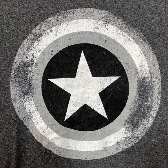 Marvel Captain America Shiel Graphic Design T-Shirt Small - Picture 2 of 4